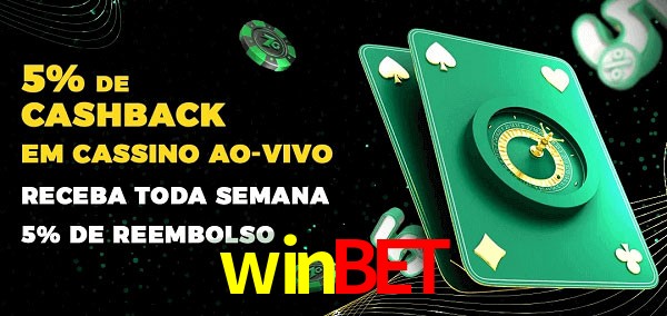 Promoções do cassino ao Vivo winbet